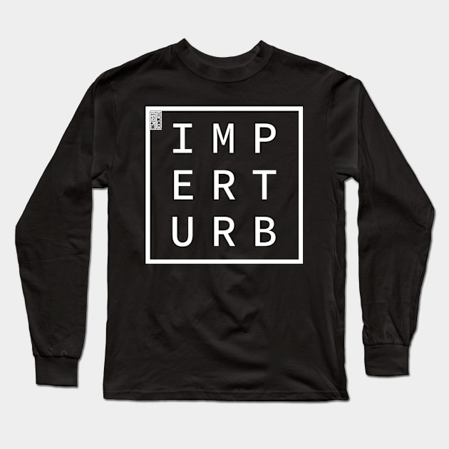 IMPERTURB Define Me Word Simple Classic Square Box Long Sleeve T-Shirt by porcodiseno